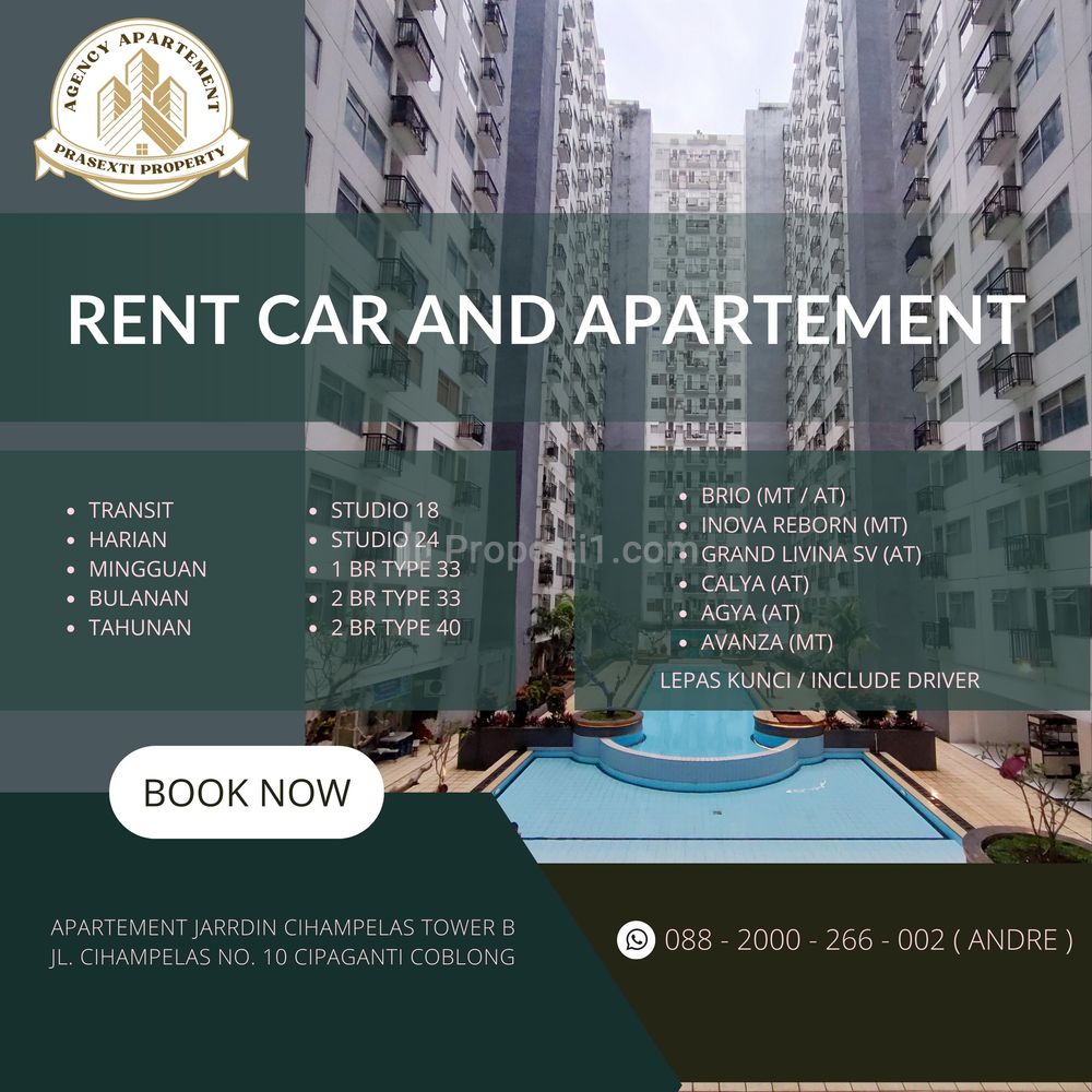 Disewakan Apartemen The Jarrdin Cihampelas Bandung