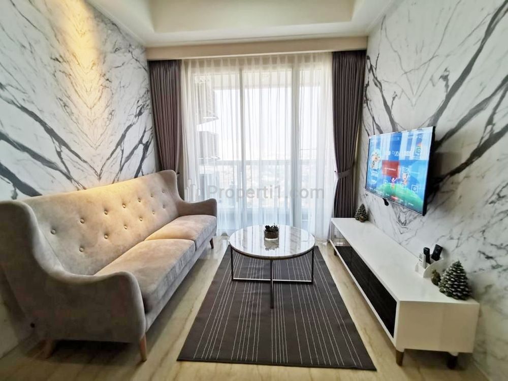 Disewakan Apartemen Menteng Park Tower Emerald (Private Lift) - 2 Bedrooms Full Furnished, Dekat TIM, RSCM, Bunda Hospital, dan Kampus UI Salemba