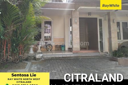 Dijual Rumah Royal Park Citraland Surabaya Barat - TerLUAS - TerMURAH - dekat GWalk Citraland