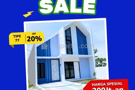 Dijual Rumah Syariah Madiun 2 Menit SMPN 1 Geger - SHM Splitz