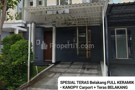 Dijual Rumah North West Park Citraland Surabaya Barat SPESIAL Full KERAMIK Teras Belakang Plus KANOPY - TerMURAH - Minimalis 2 Lantai