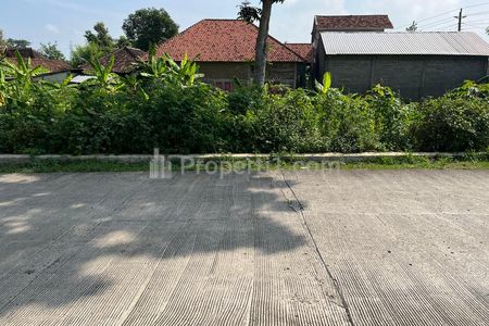 Dijual Tanah Datar 953m² Strategis Buka Usaha di Sambirejo Sragen Jawa Tengah