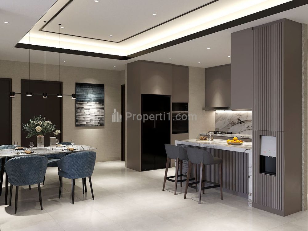 For Rent Apartment Denpasar Residence 3+1 BR 93 Sqm Fully Furnished, Setiabudi ( Mall Kuningan City ) - Jakarta Selatan