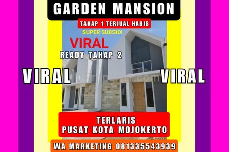 Jual Rumah Subsidi di Perumahan Garden Mansion Mojokerto Terlaris Viral