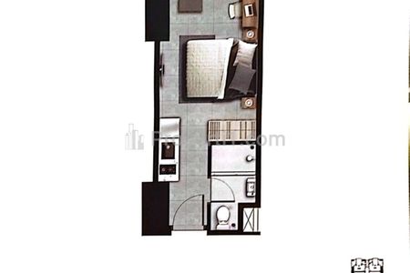 Jual Rugi Apartemen Clayson Tower Pakuwon Indah Surabaya Tipe Studio Luas 26 m2