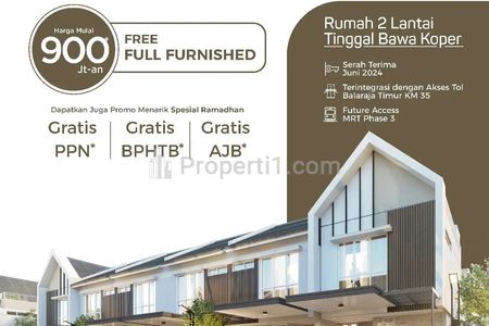 Dijual Rumah Premium Cluster Duo di Talaga Bestari, Cikupa, Tangerang