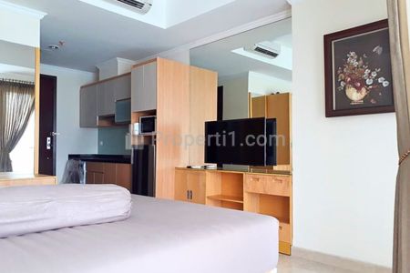 Sewa Apartemen Menteng Park Jakarta Pusat Tower Diamond - Studio Full Furnished, dekat Taman Ismail Marzuki