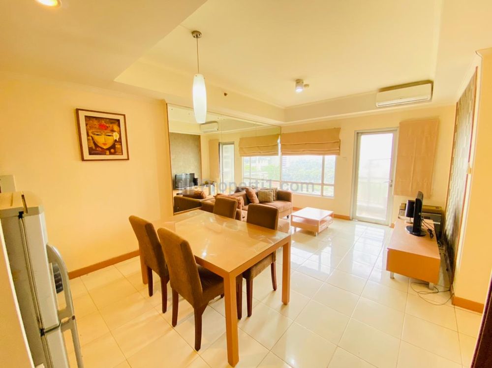 Sudirman Park Apartment for Rent 3+1 BR Fully Furnished, Near Citywalk Sudirman, LSPR, Sahid Sudirman Center Building, and Setiabudi MRT Station
