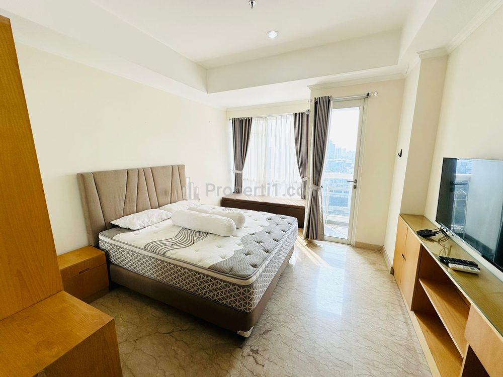 Sewa Apartemen Menteng Park Jakarta Pusat - Studio Full Furnished, dekat Taman Ismail Marzuki