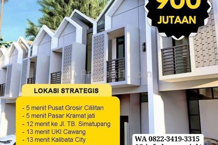 Dijual Rumah di Project Condet House Kramatjati Jakarta Timur