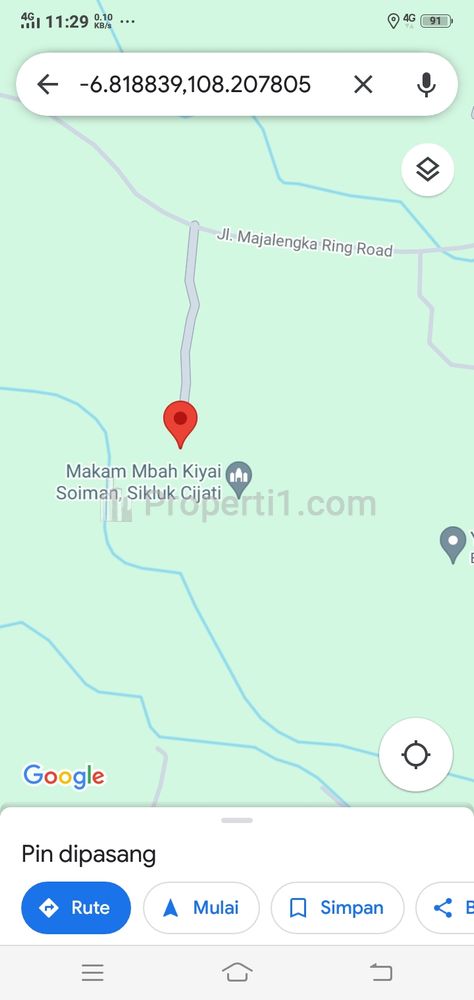 Dijual Tanah di Lingkar Baribis Majalengka