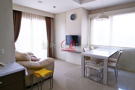 Disewakan Apartemen Cosmo Terrace Thamrin City 2 Kamar Tidur Fully Furnished, Dekat Pasar Tanah Abang, Grand Indonesia, dan Plaza Indonesia