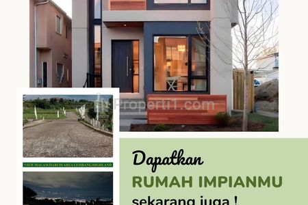 Jual Hunian Modern Minimalis Suasana Villa Termurah dekat Banyak Kawasan Wisata Cisarua Bandung Barat