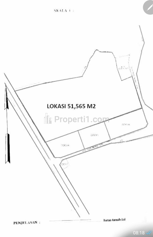 Jual Tanah 5,1 hektar  Lokasi matahari terbit sanur