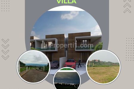 Jual Villa 2 Lantai Harga Termurah SHM View Kota dan Gunung Sejuk di Cisarua Bandung