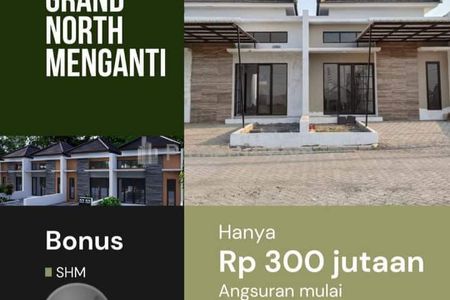 Dijual Rumah Minimalis Design Modern di Grand North Menganti, Gresik