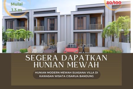 Dipasarkan Rumah Nyaman Berkabut SHM View Pegunungan Dekat Wisata Lembang, Bandung Barat