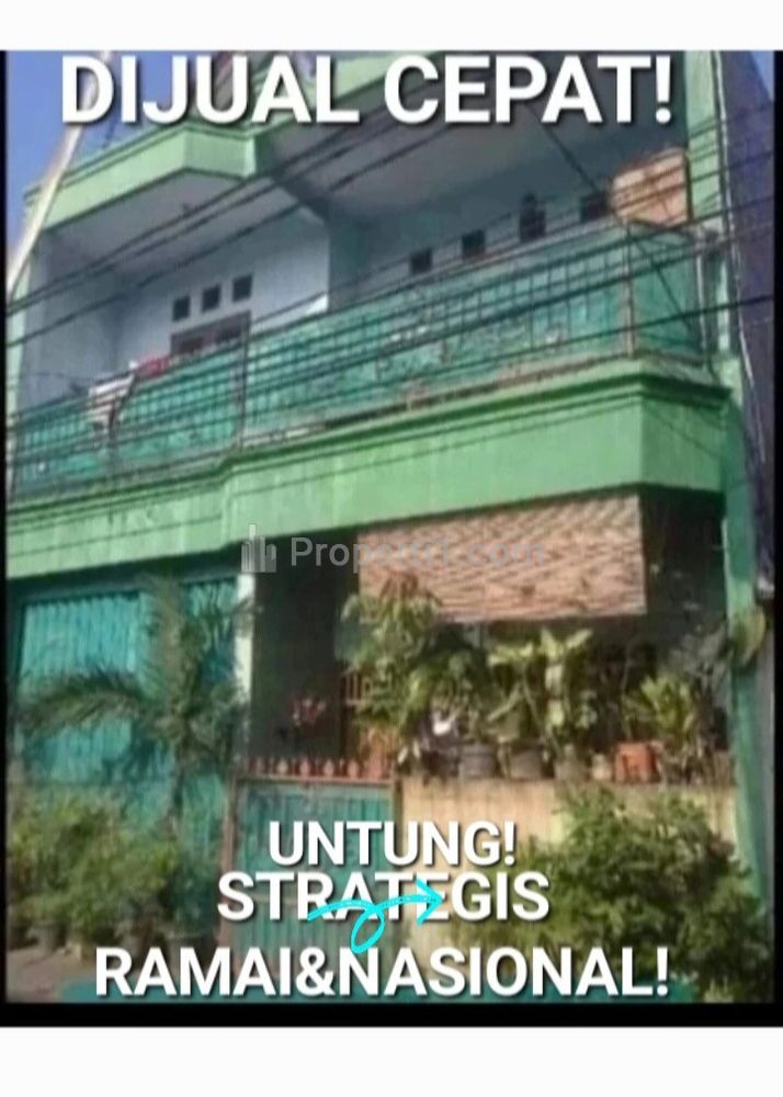 Sale Rumah 2 Lantai Lokasi di Pinggir Jalan Raya Andong, Palmerah, Jakarta Barat