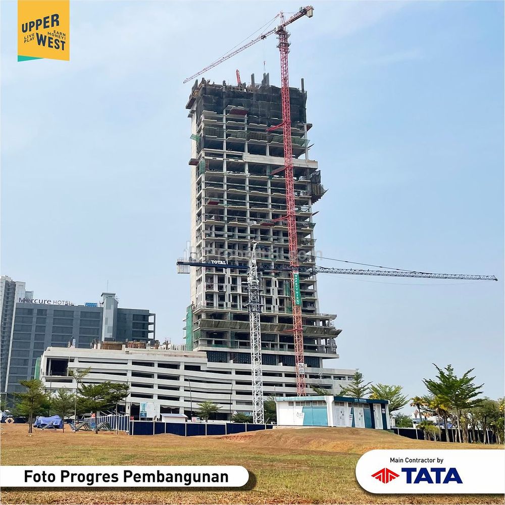 Dijual Apartemen Harga Murah di BSD City - Upper West BSD 1 BR Unfurnished
