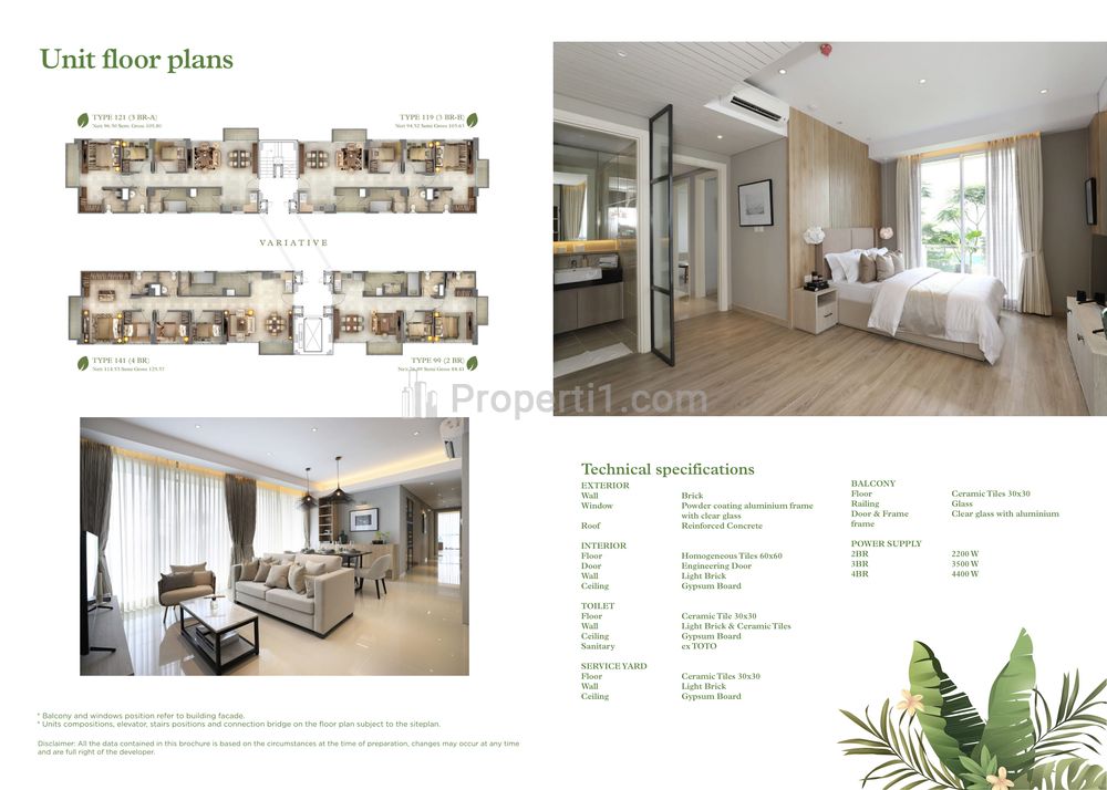 Jual Apartemen Hunian di Gading Serpong - Rainbow Spring CondoVillas Summarecon Serpong