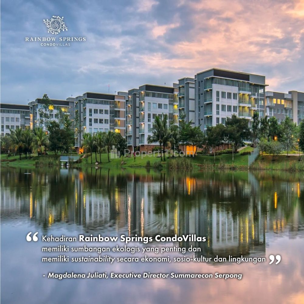 Jual Apartemen Hunian di Gading Serpong - Rainbow Spring CondoVillas Summarecon Serpong