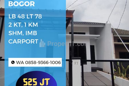 Jual Rumah Bogor Cibinong Cakep Masih Baru Dekat ke RSUD Cibinong, Bogor