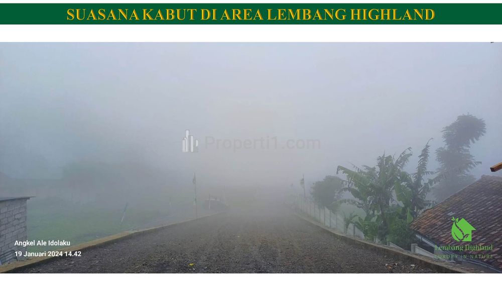 Jual Rumah Villa di Lokasi Wisata View Cantik Udara Sejuk Termurah di Cisarua Lembang Bandung