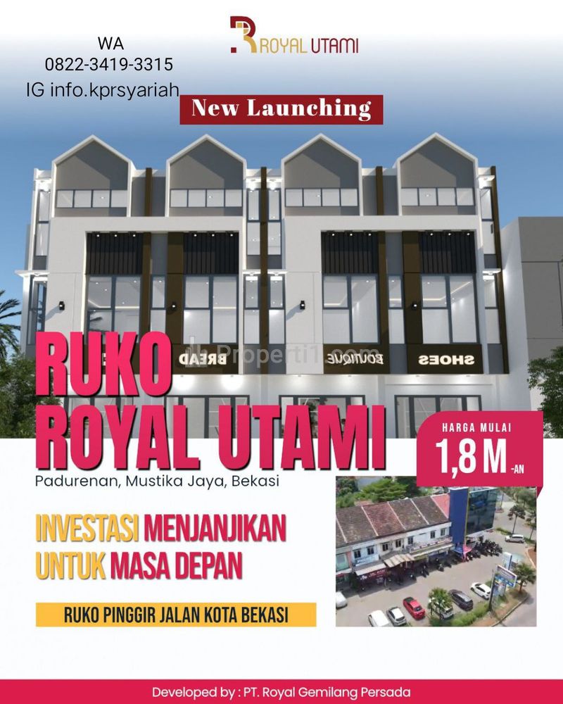 Dijual Ruko Indent Strategis di Padurenan Mustikajaya Kota Bekasi