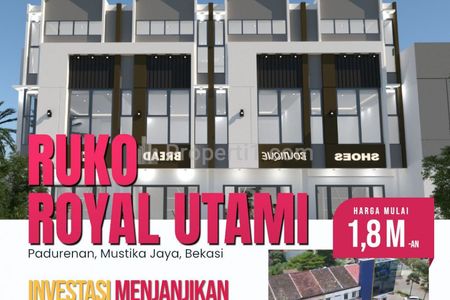 Dijual Ruko Indent Strategis di Padurenan Mustikajaya Kota Bekasi