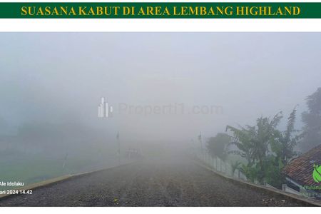 Jual Rumah 2 Lantai Berkabut View Kota Dekat Banyak Tempat Wisata di Cisarua Bandung Barat