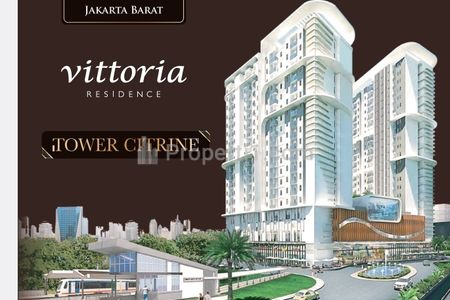 Jual Apartemen Murah dan Strategis di Vittoria Residence Jakarta Barat Tipe Studio Full Furnished