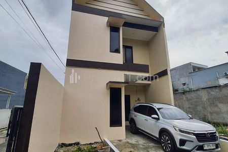 Dijual Rumah Baru 2 Lantai Bebas Banjir Lokasi Strategis di Lubang Buaya Jakarta Timur