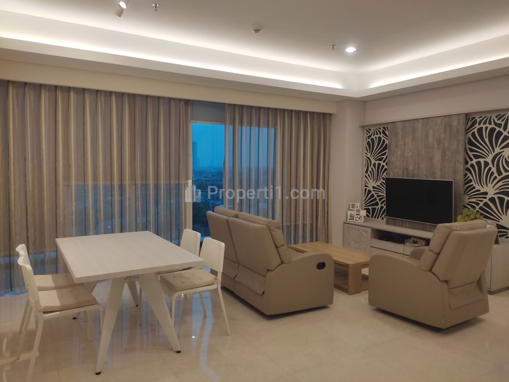 Luxury 2+1 Bedroom Corner Apartment For Lease at Pondok Indah Residences Tower Maya, Located in The Center of Jakarta Selatan