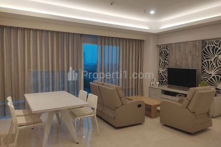 Luxury 2+1 Bedroom Corner Apartment For Lease at Pondok Indah Residences Tower Maya, Located in The Center of Jakarta Selatan