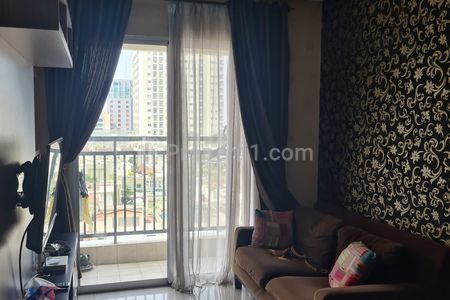 Sewa Apartemen Cosmo Terrace Thamrin City 2 Kamar Tidur Fully Furnished, Dekat Pasar Tanah Abang, Grand Indonesia, dan Plaza Indonesia