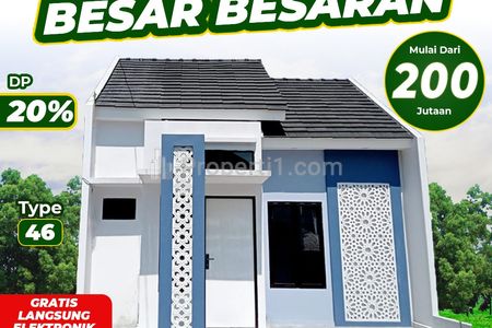 Rumah Dijual Syariah Madiun 2 Menit SMAN 1 Geger - Legalitas SHM