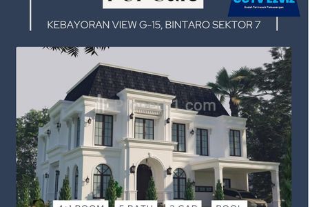 Dijual Hunian Baru Mewah Bergaya Eropa dan Dapatkan Bonus CCTV Keren EZVIZ di Bintaro Sektor 7, Pondok Aren, Tangerang Selatan