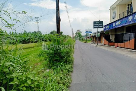 Dijual Tanah Murah Strategis Pinggir Jalan Sambisari Purwomartani Sleman