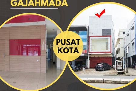 Dijual/Disewakan Ruko di Jalan Gajahmada Kota Pontianak