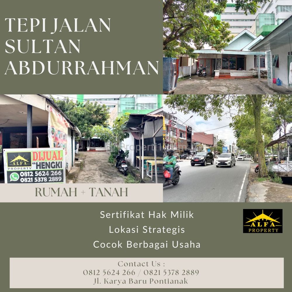 Dijual Rumah Sultan Abdurrahman Kota Pontianak