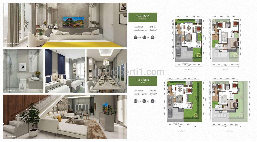 Dijual Rumah Mewah Modern Tropis di Gading Serpong Tangerang