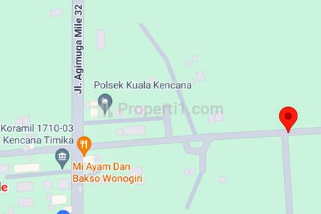 Dijual Tanah Strategis di Kuala Kencana, Mimika, Papua