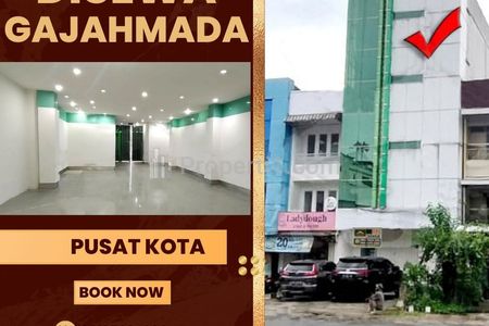 Disewakan Ruko Jalan Gajah Mada Kota Pontianak