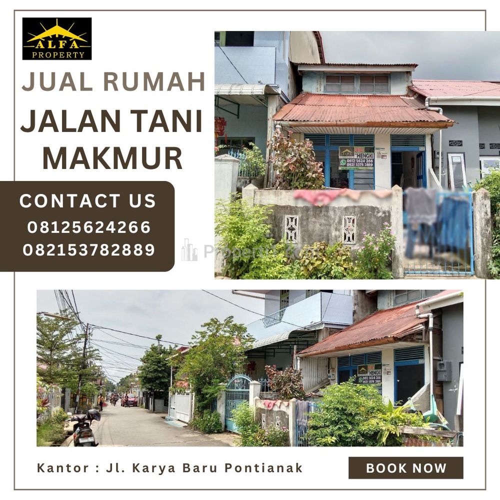 Dijual Rumah Tani Makmur Kota Pontianak