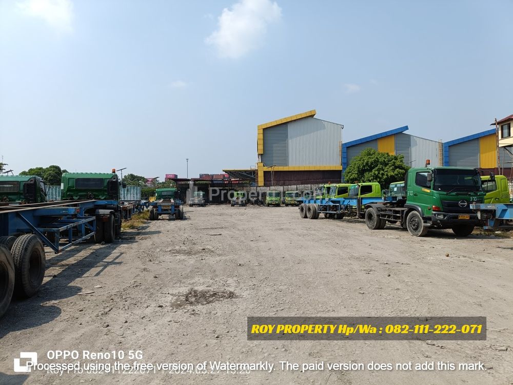 Dijual Tanah di Cakung Cilincing 2 ha Dekat Pelabuhan Tg. Priok dan Tol Cakung, Cocok Buat Depo Container
