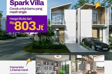 Dijual Rumah Baru di Cendana Spark North Lippo Cikarang Bekasi, Dekat Mall Lippo Cikarang, AEON Mall Deltamas, RS Mitra Keluarga Deltamas, Gerbang Tol