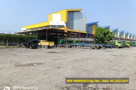 Dijual Tanah di Cakung Cilincing 2 ha Dekat Pelabuhan Tg. Priok dan Tol Cakung, Cocok Buat Depo Container