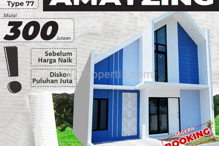 Jual Murah Rumah Syariah Madiun 2 Menit SMAN 1 Geger, Sertifikat Hak Milik