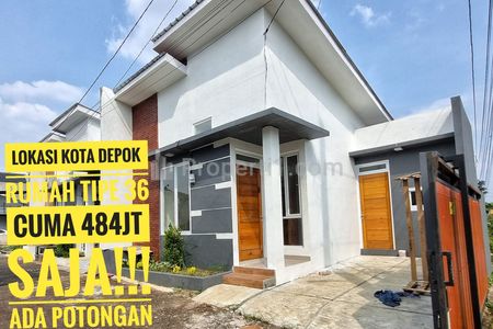 Dijual Rumah Inden Type 36 Cluster Muslim di Sawangan Depok