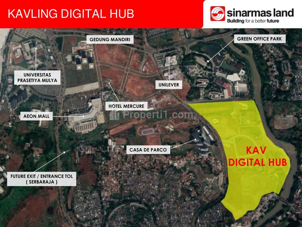 Dijual Tanah Kavling Siap Bangun di BSD City Tangerang